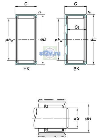 Фото подшипника BK2820
