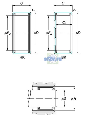 Фото подшипника BK3012