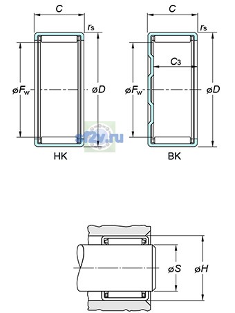 Фото подшипника BK4020