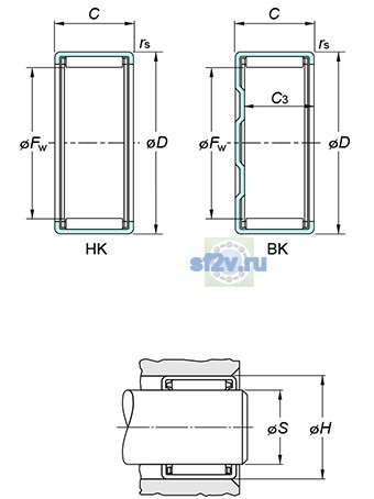Фото подшипника BK4520