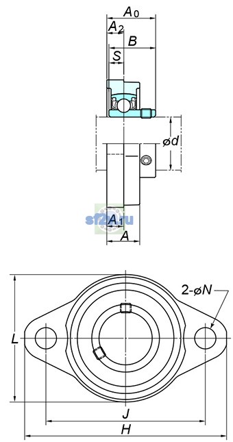 Фото подшипника BLF202