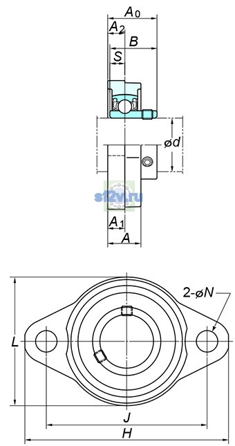 Фото подшипника BLF204