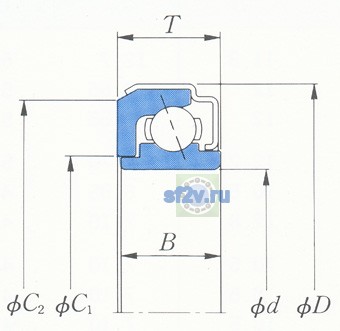 Фото подшипника CT38-1L1