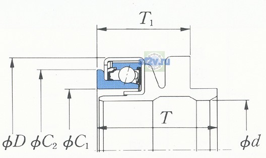 Фото подшипника CT48SA