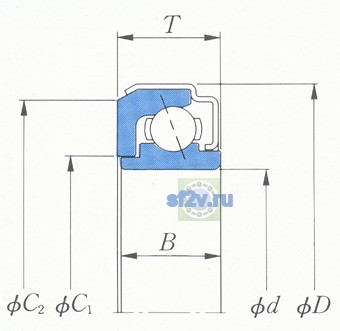 Фото подшипника CT55BL1
