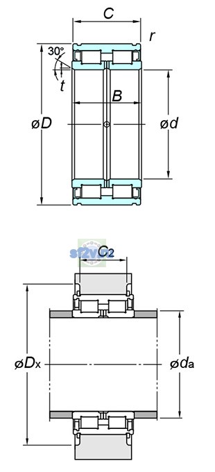 Фото подшипника DC5008N