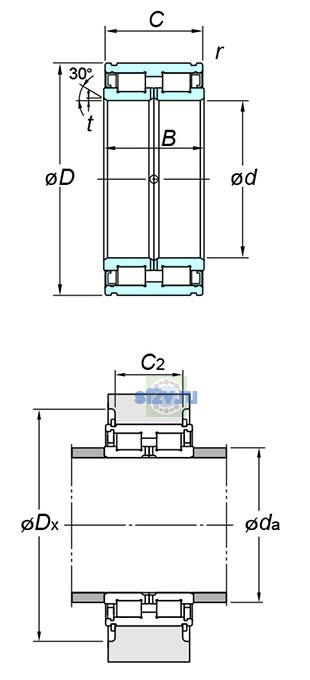 Фото подшипника DC5009N