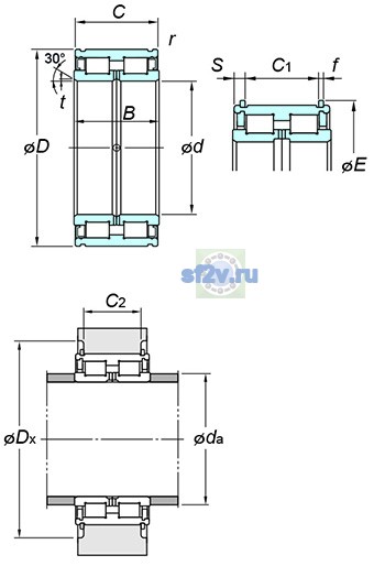 Фото подшипника DC5009NR