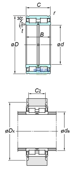 Фото подшипника DC5011N