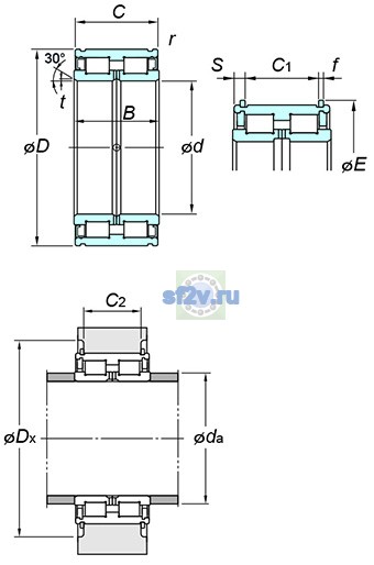 Фото подшипника DC5011NR