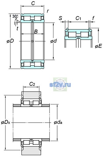 Фото подшипника DC5012NR