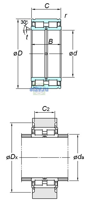 Фото подшипника DC5015N
