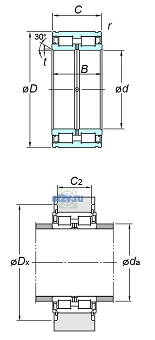 Фото подшипника DC5016N