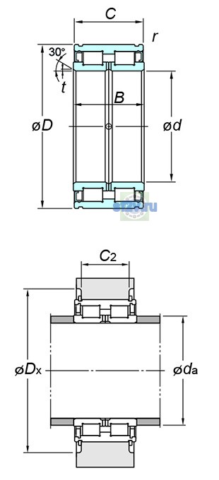 Фото подшипника DC5024N