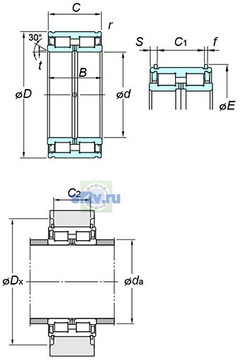 Фото подшипника DC5024NR