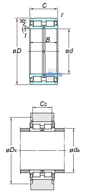 Фото подшипника DC5028N