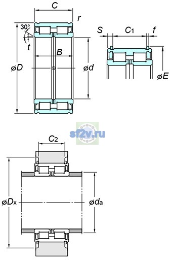 Фото подшипника DC5028NR