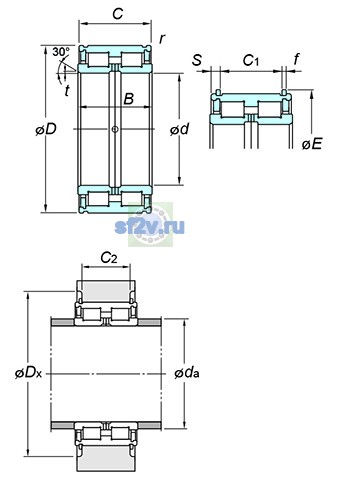 Фото подшипника DC5030NR