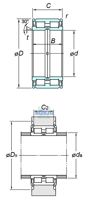 Фото подшипника DC5032N