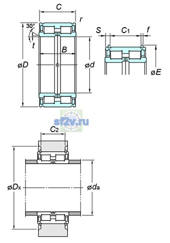 Фото подшипника DC5032NR