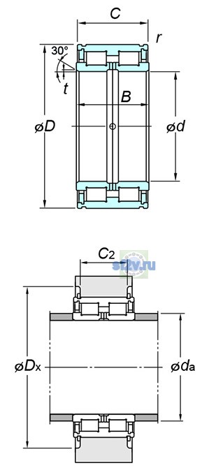 Фото подшипника DC5034N