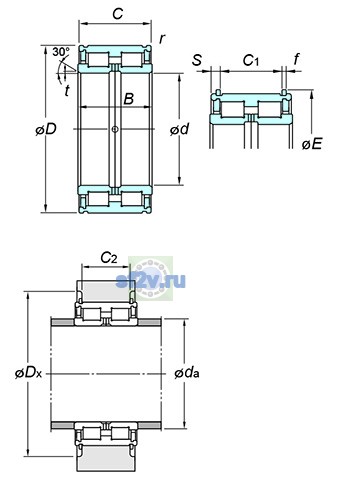 Фото подшипника DC5034NR