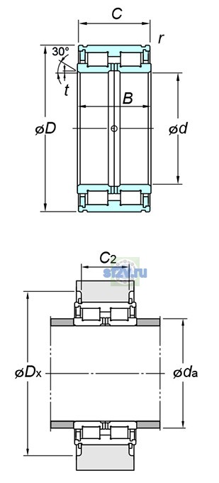 Фото подшипника DC5036N