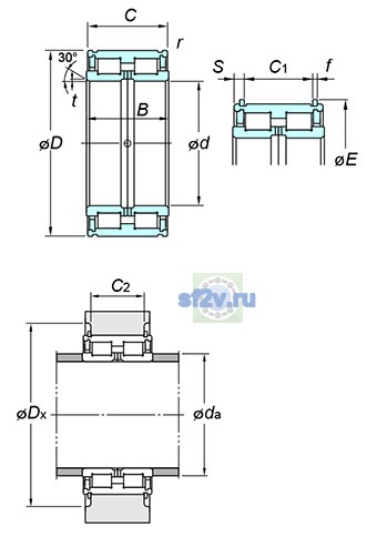 Фото подшипника DC5036NR