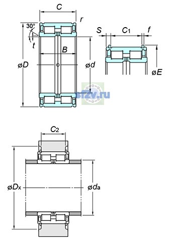Фото подшипника DC5038NR