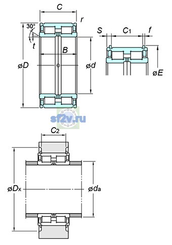 Фото подшипника DC5040NR