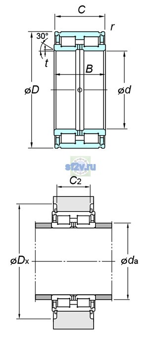 Фото подшипника DC5044N