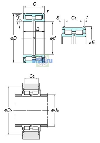 Фото подшипника DC5044NR