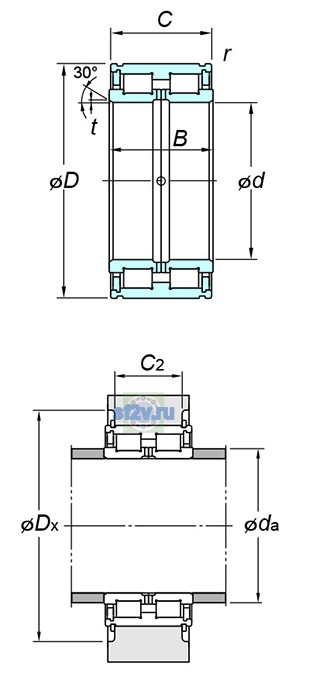 Фото подшипника DC5048N