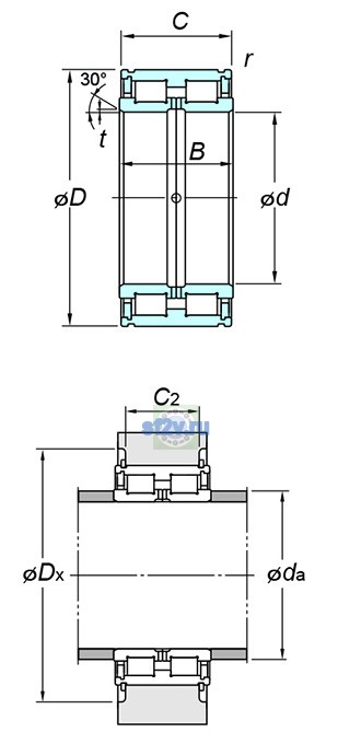 Фото подшипника DC5052N