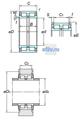 Фото подшипника DC5052NR