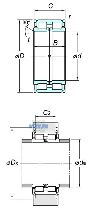 Фото подшипника DC5056N