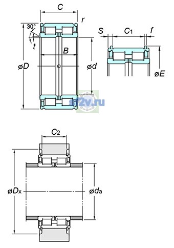Фото подшипника DC5056NR