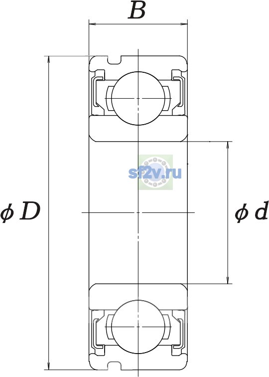 Фото подшипника DG162RSNSCS10