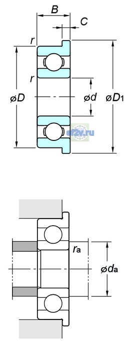Фото подшипника F602