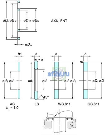 Фото подшипника FNT-4060