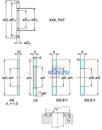 Фото подшипника FNT-4565
