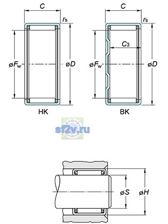 Фото подшипника HK1012