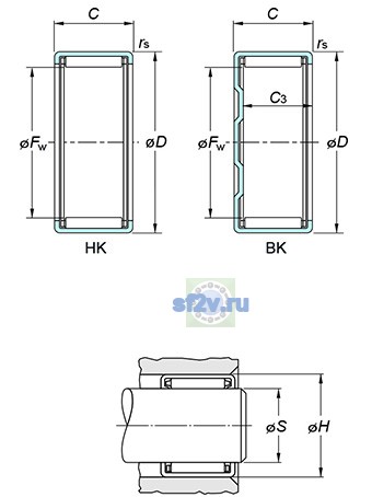 Фото подшипника HK1015