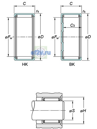 Фото подшипника HK1210