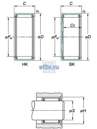 Фото подшипника HK1522