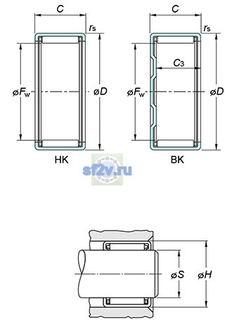 Фото подшипника HK1812