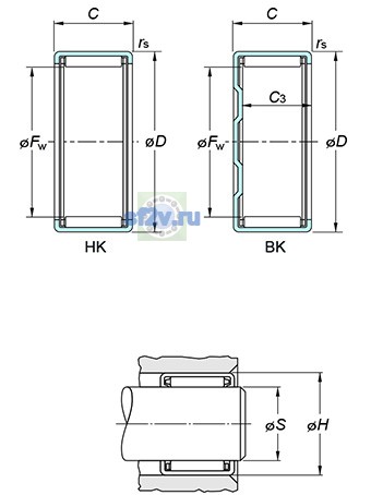 Фото подшипника HK2020