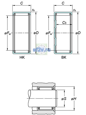 Фото подшипника HK2030