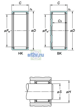 Фото подшипника HK2210
