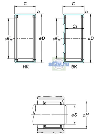 Фото подшипника HK2212